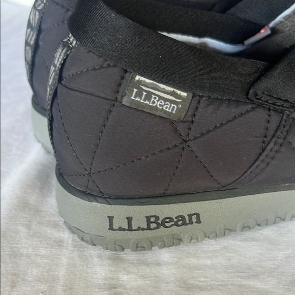 L.L. Bean Black Geometric Slip-On Loafers #206 main image 6